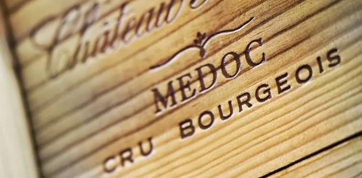 Médoc: cru trälåda